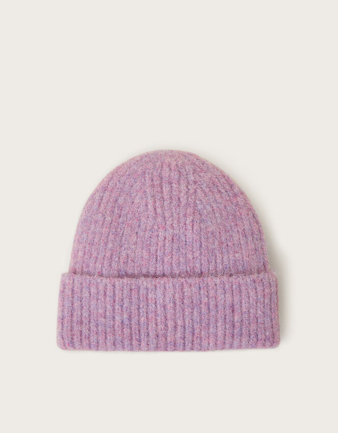 Cassy Knit Beanie , Purple (LILAC), large