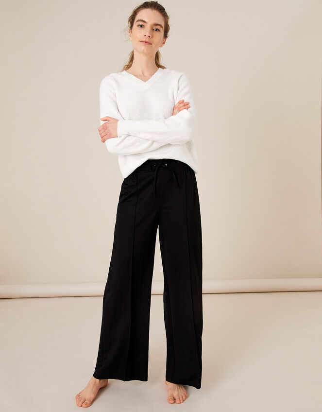 Wide-Leg Trousers Black | Trousers & Leggings | Monsoon UK.