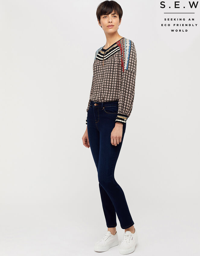 Azura Short Premium Jeans, Blue (BLUE BLACK), large