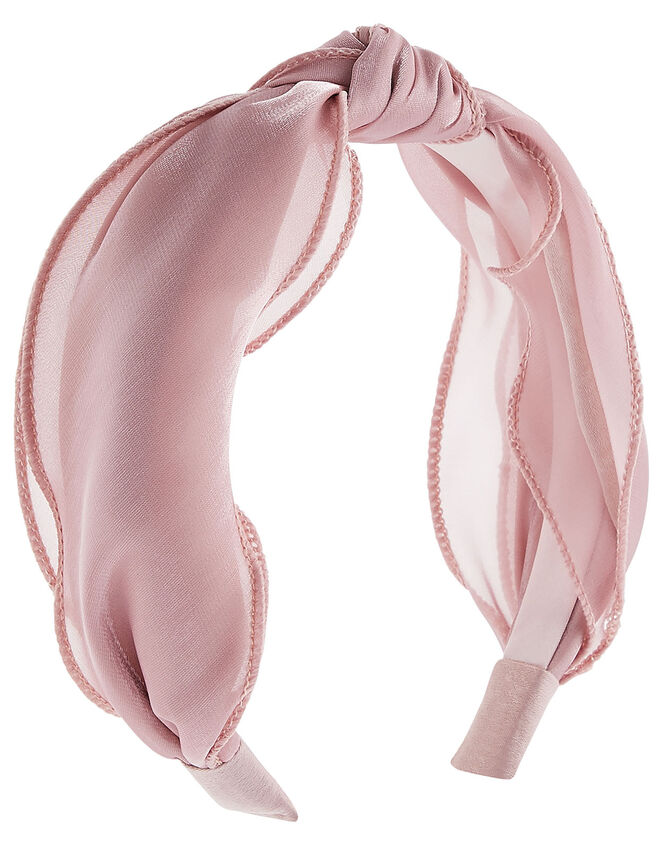 Pretty Knotted Shimmer Headband , , large