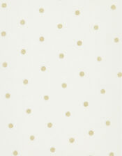 Girls Glitter Spot Tights, Gold (GOLD), large