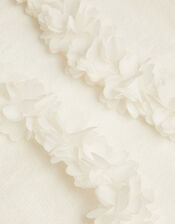 Flora Corsage Trim Cardigan, Ivory (IVORY), large