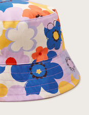 Reversible Floral Bucket Hat, Multi (MULTI), large