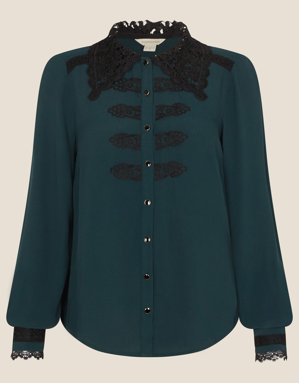 Military collar top