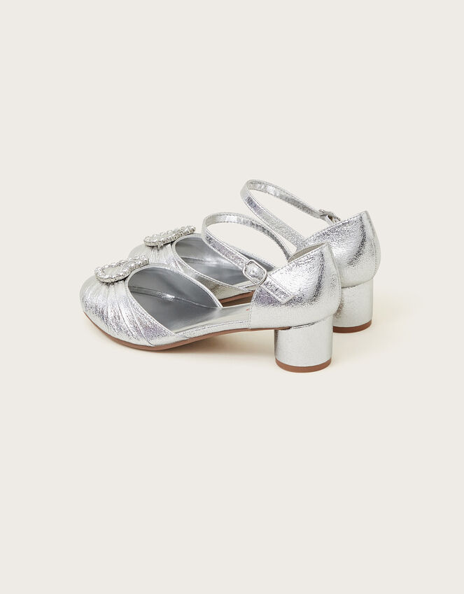 Heart Embellished Heels, Silver (SILVER), large