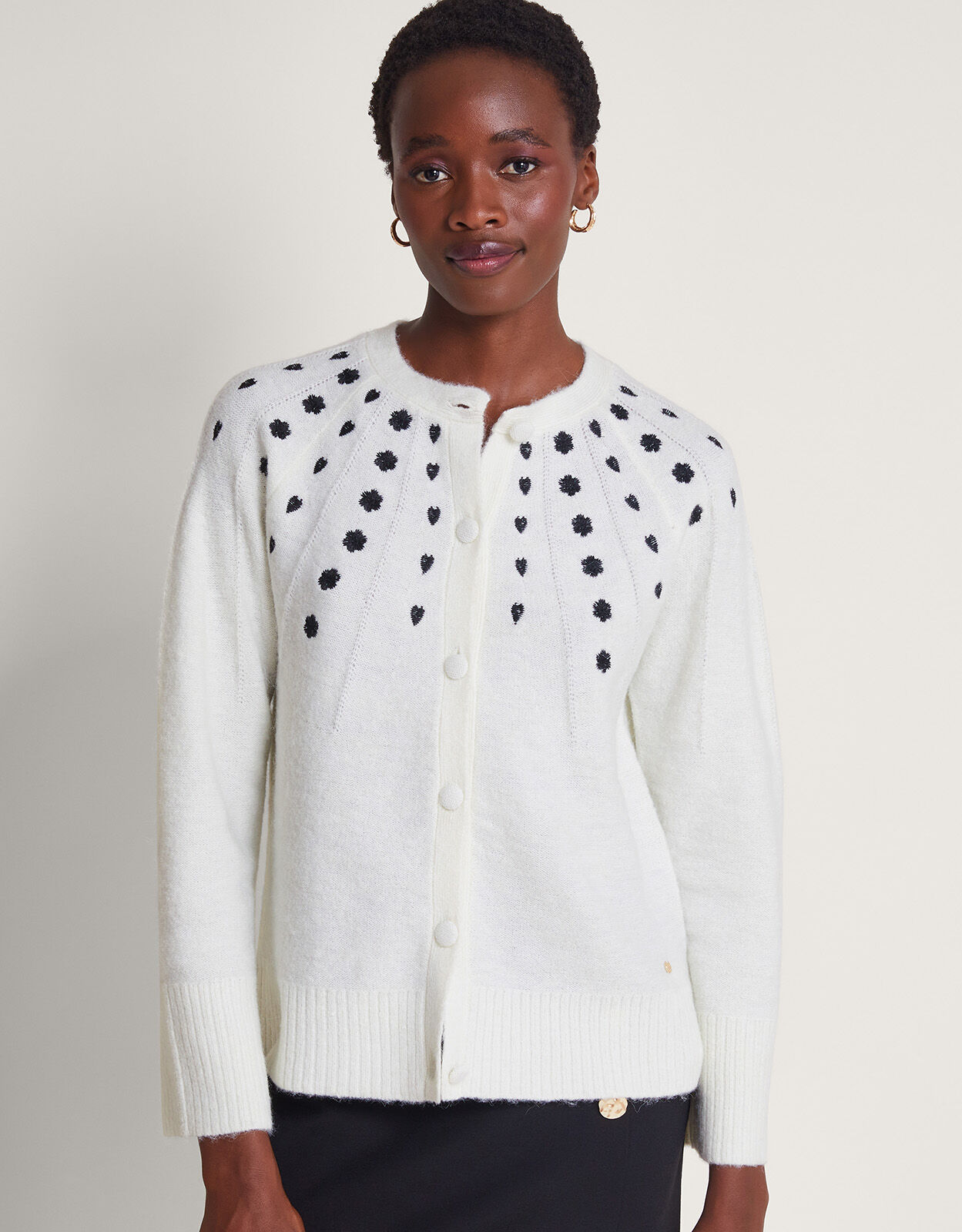 Embroidered cardigan sweater new arrivals