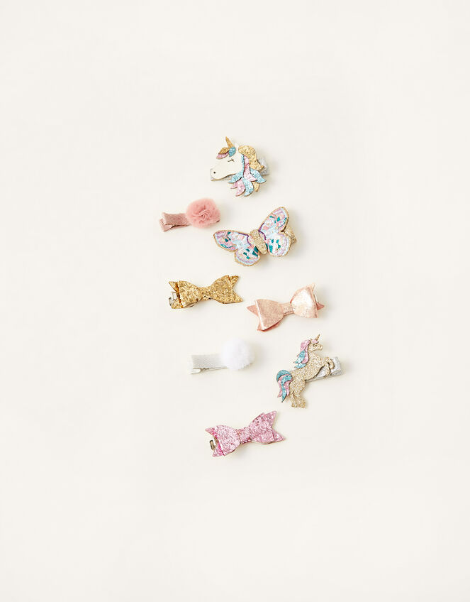 Mix Shape Sparkle Hair Clip Multipack, , large