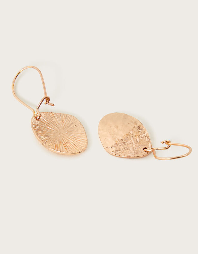 Textured drop earrings clearance