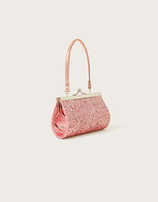 Bow Glittery Mini Bag, , large