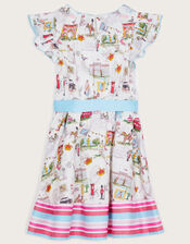 Jubilee Bow Detail Dress , Cream (CREAM), large