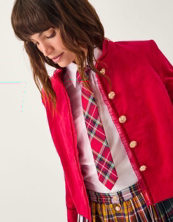 Monsoon x Sarah Corbett-Winder Tartan Tie, , large