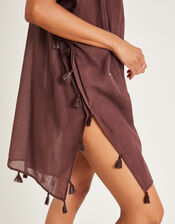 Patti Embroidered Kaftan, Brown (BROWN), large