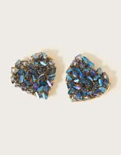 Crystal Heart Earrings, , large