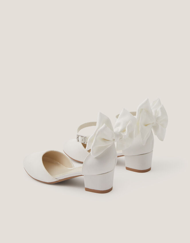 Sara Bow Two Part Heels, Ivory (IVORY), large