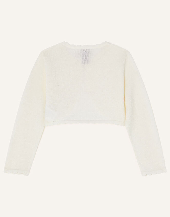 Baby Niamh Cardigan, Ivory (IVORY), large