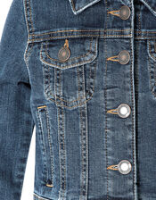 Dina Denim Jacket, Blue (DARK BLUE), large