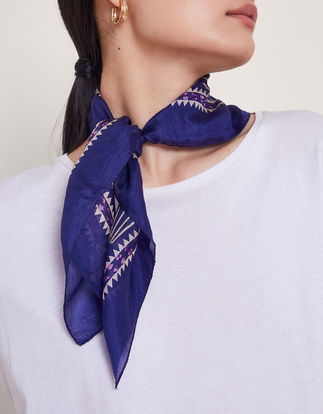 Monsoon 2025 silk scarf
