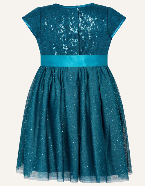 Baby Paige Dress, Teal (TEAL), large