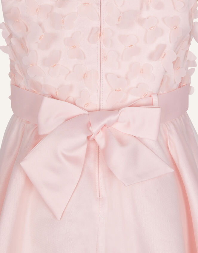 Bella 3D Butterfly High Low Dress, Pink (PINK), large
