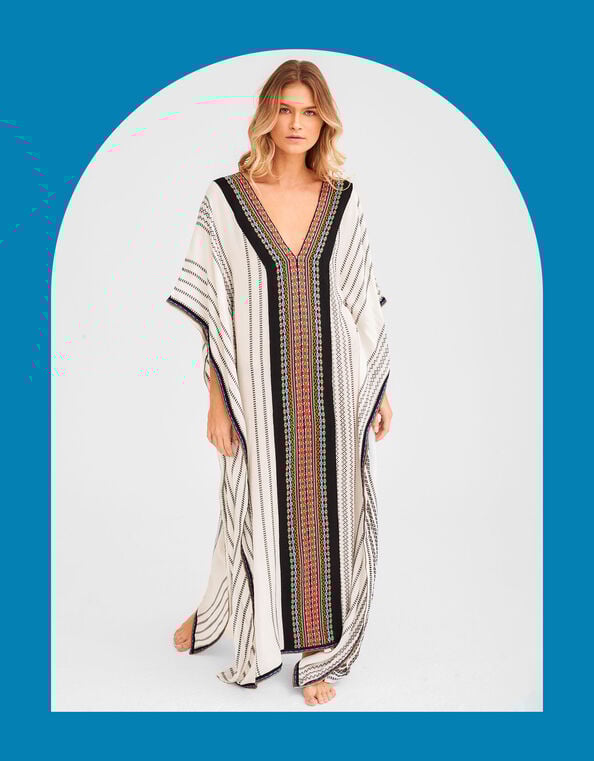 Pitusa Maxi Throbe Dress, , large
