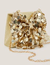 Jazzy Sequin Bow Mini Bag, , large
