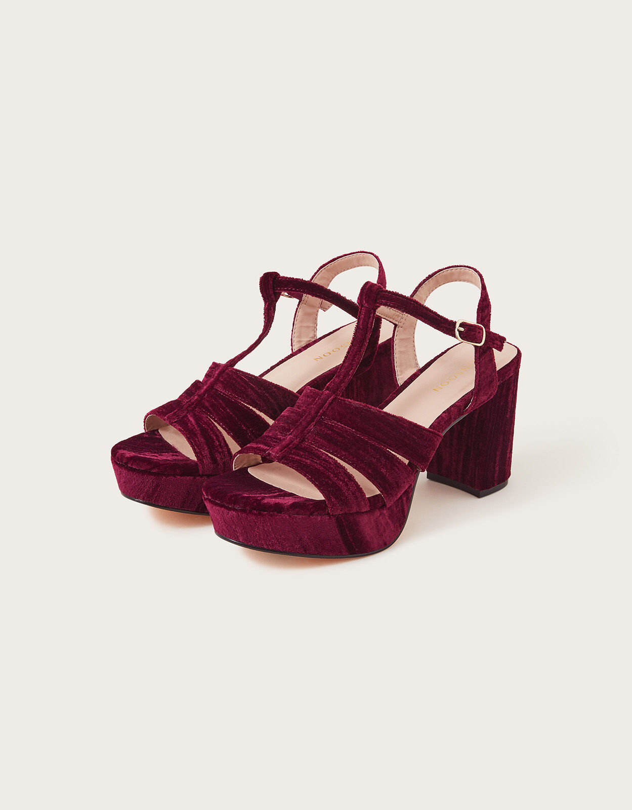 Platform burgundy heels clearance