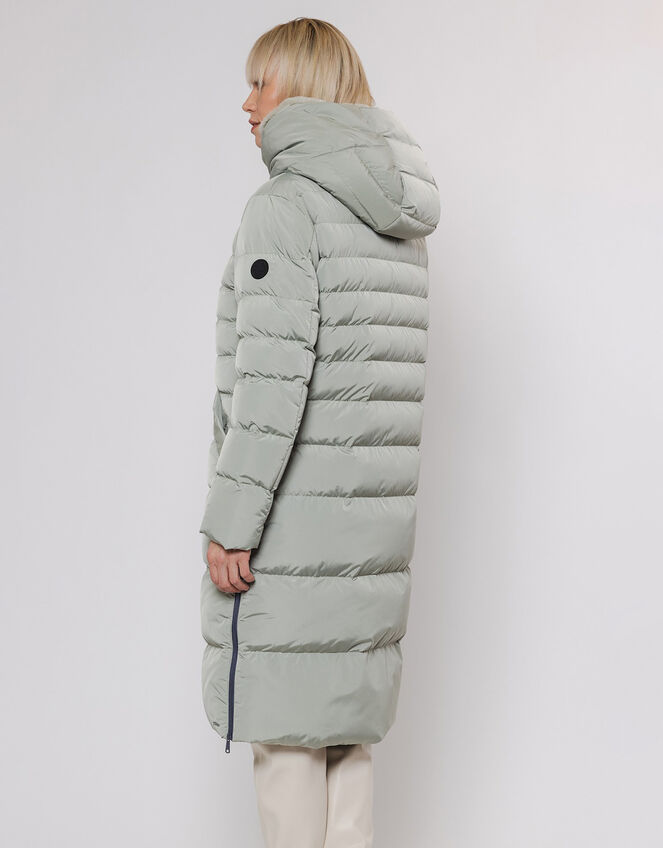 Rino and Pelle Longline Padded Coat, Green (PALE GREEN), large