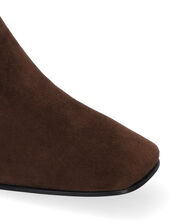 Bibi Lou Sandy Buckle Suede Ankle Boots, Brown (BROWN), large
