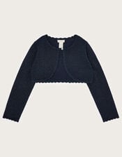 Niamh Cardigan , Blue (NAVY), large