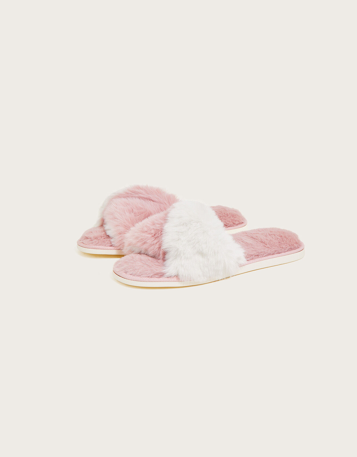 Faux fur slide sale slippers