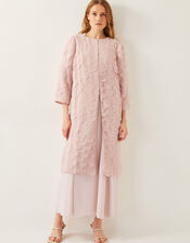 Elora Duster Coat, Pink (BLUSH), large