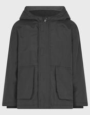 2-in-1 Parka Gilet Coat, Black (BLACK), large