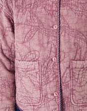 Hazel Floral Quilted Jacket, Pink (BLUSH), large