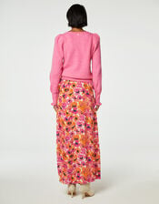 Fabienne Chapot Floral Print Skirt, Pink (PINK), large