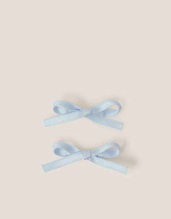 2-Pack Ribbon Bow Hair Clips, , large
