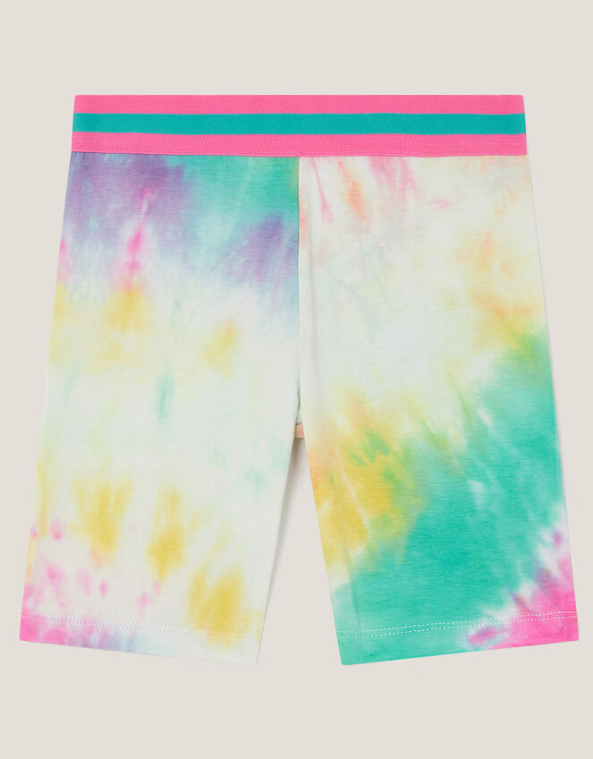 Tie-Dye Cycle Shorts, Multi (MULTI), large