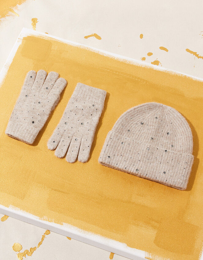 Georgia Gem Knit Gloves, , large