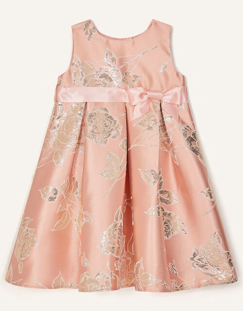 Baby Rose Jacquard Dress, Pink (PINK), large