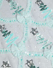 Long Sleeve Festive Top, Teal (TEAL), large