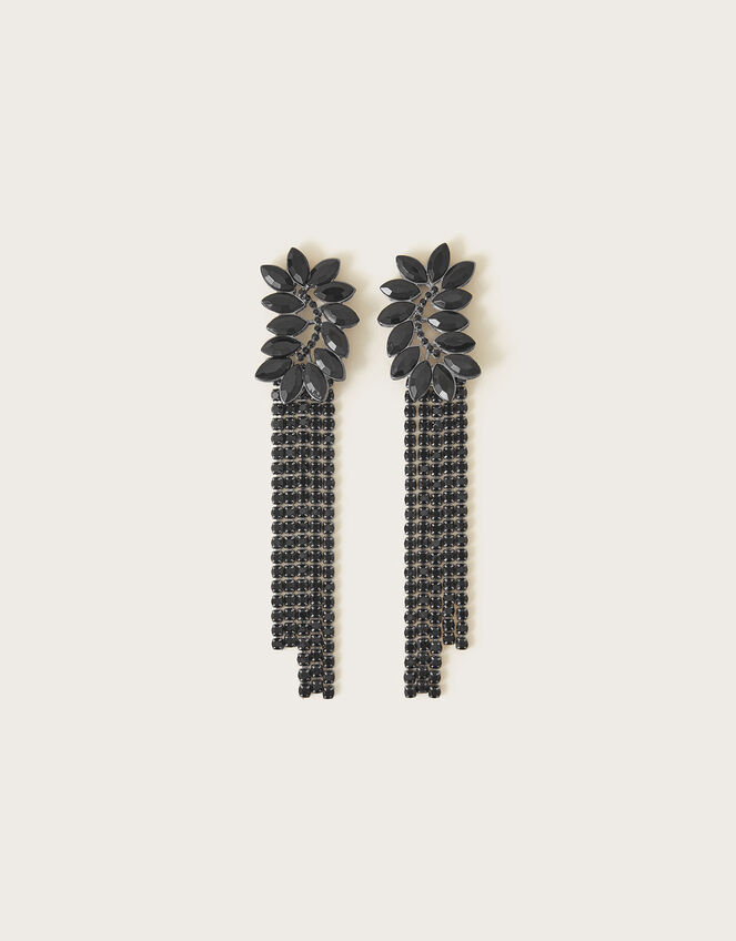 Diamante Drop Earrings, , large