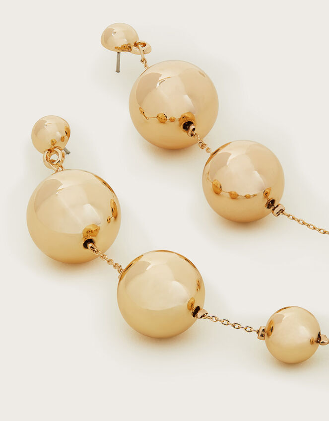 Drop Ball Earrings, , large