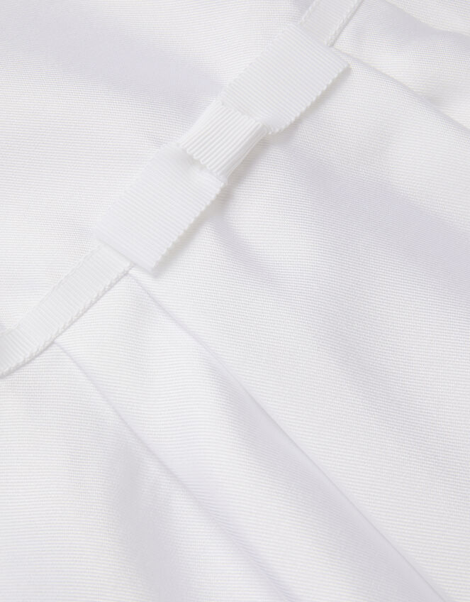 Sicily Pearl Collar Communion Dress, White (WHITE), large