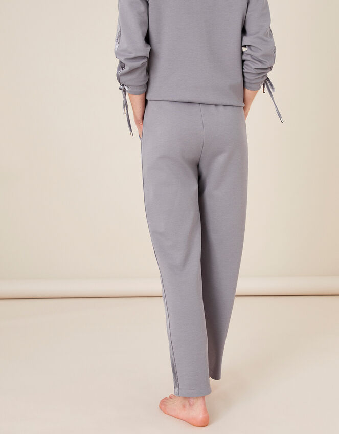 LOUNGE Laurie Velour Trim Joggers, Grey (GREY), large
