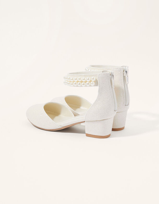 Pearl Strap Two-Part Heels, Cream (CREAM), large