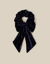 Velvet Bow Hair Scrunchie, , large