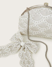 Ella Scallop Bag and Bow Clip Set, , large