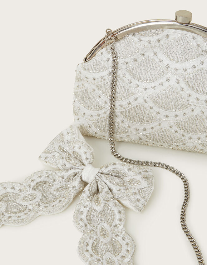 Ella Scallop Bag and Bow Clip Set, , large