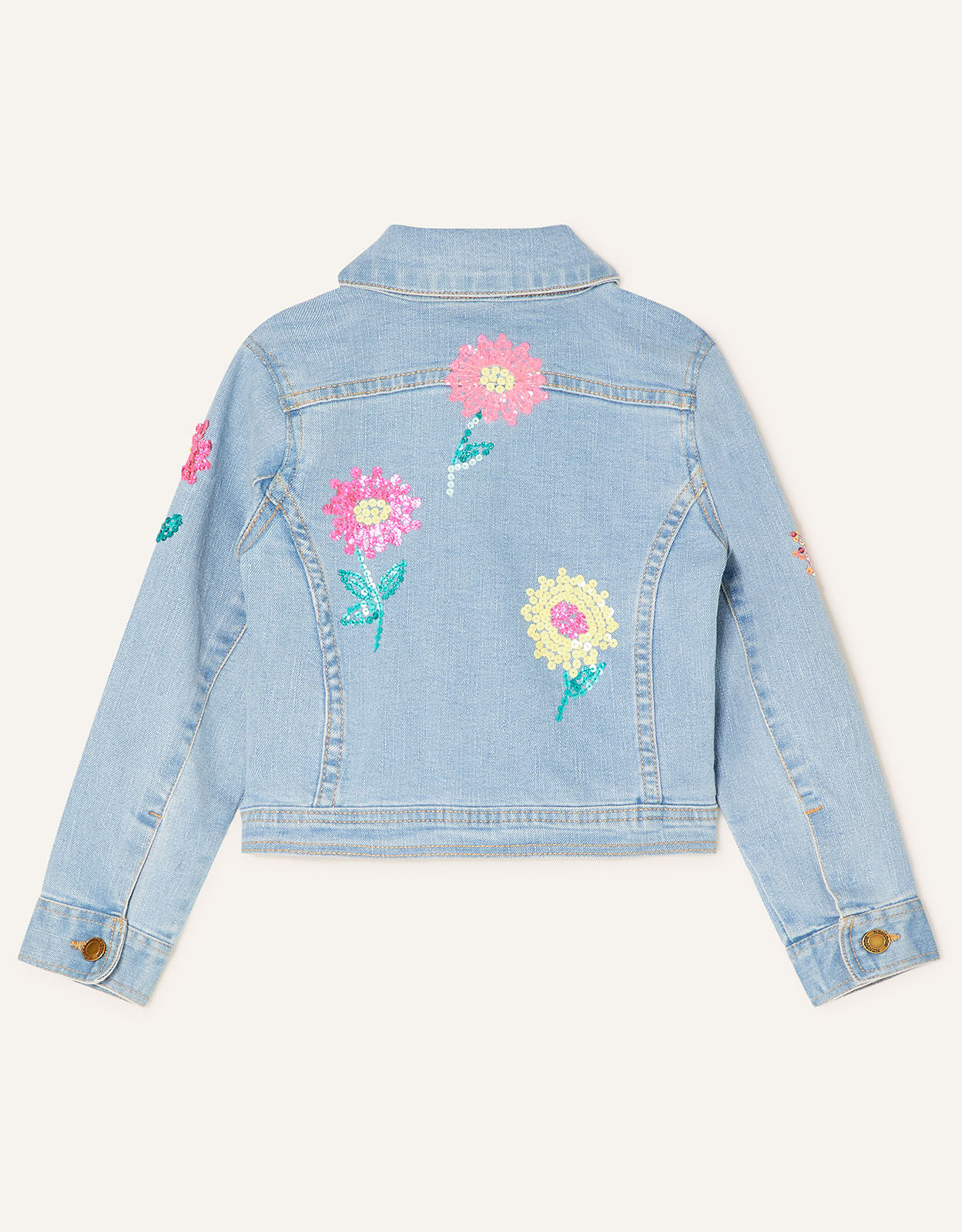 pusheen denim jacket