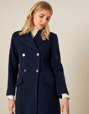 Jamie Military Coat, Blue (NAVY), large