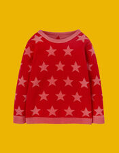 Frugi Zola Reversible Jumper, Pink (PINK), large